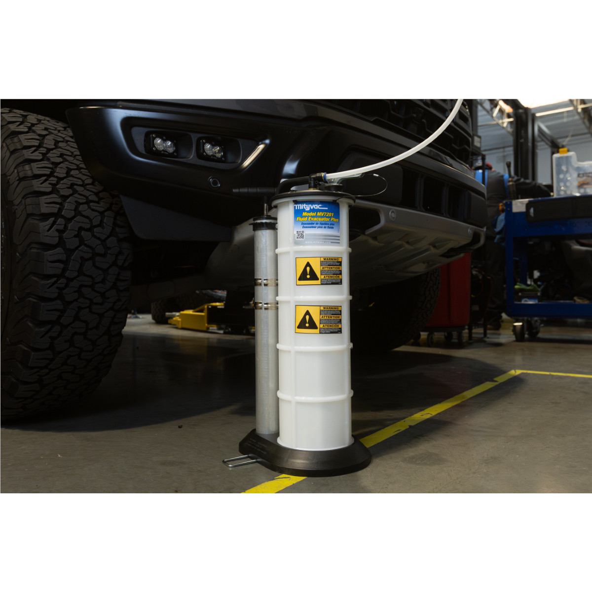 Mityvac 7201 2.3 Gallon Fluid Evacuator Extractor/Dispensing Pump w/Push Button