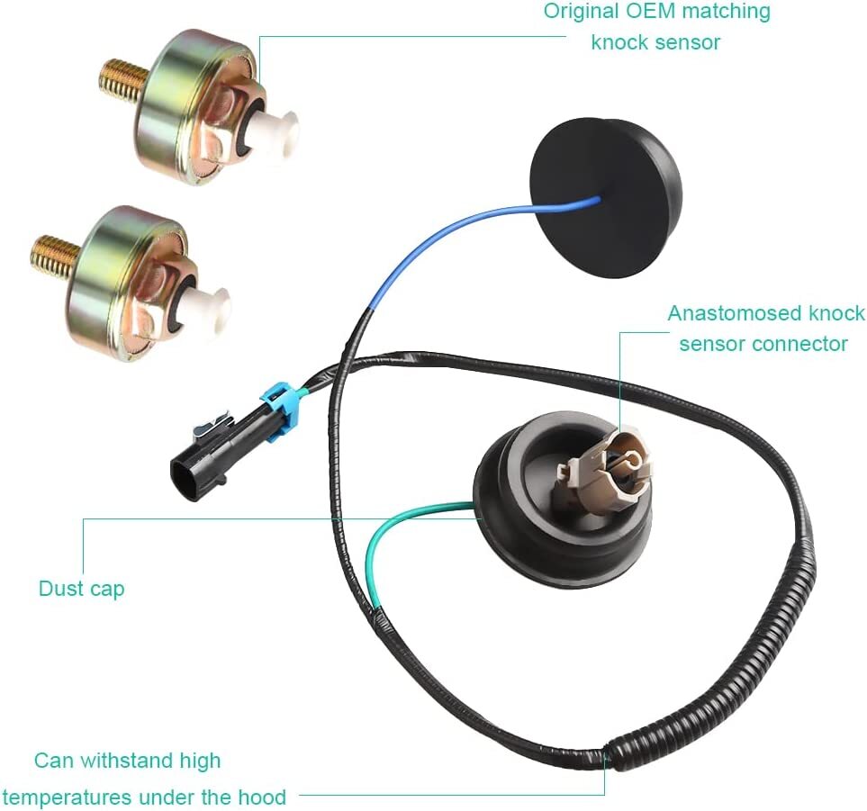 2pcs For ACDelco 213-3521 Knock Sensors For Chevy Silverado Express GMC 12589867