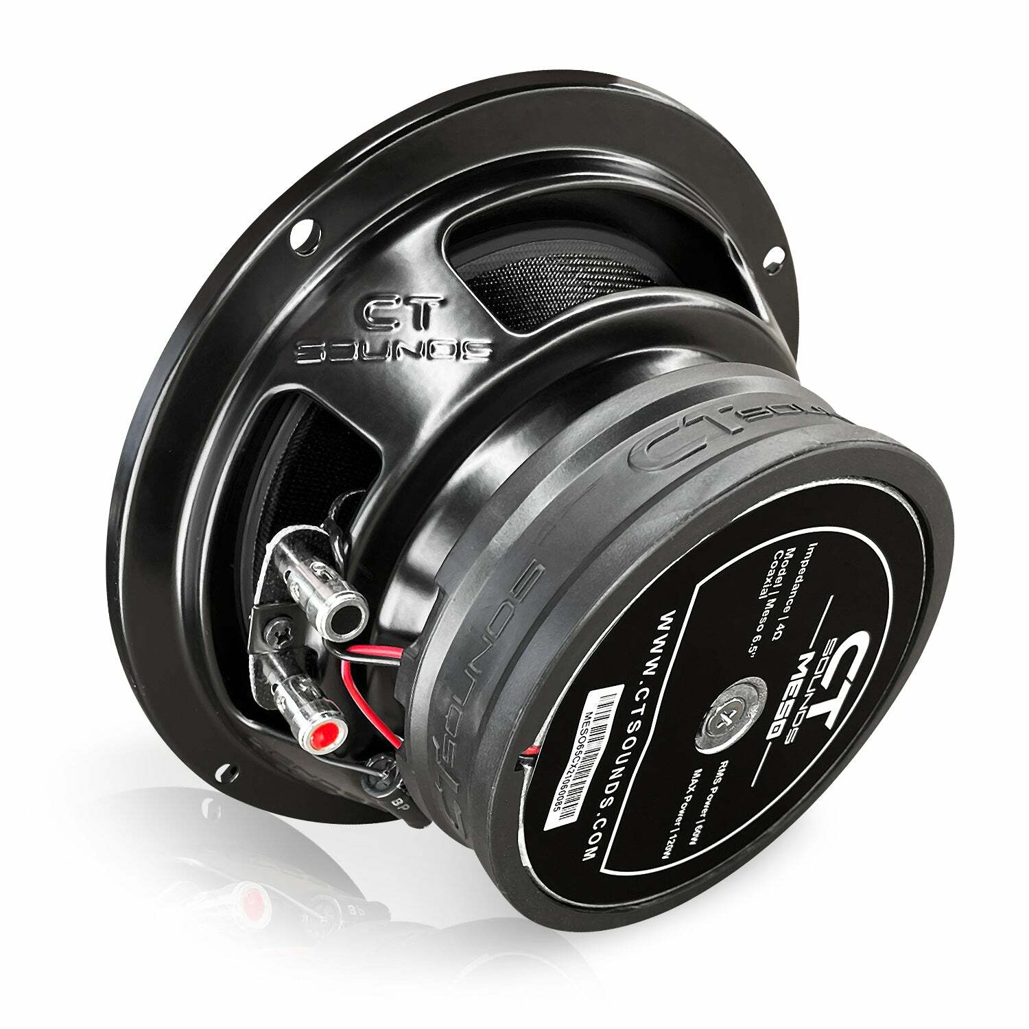 CT Sounds Meso 6.5” 300 Watt 2-Way Premium Coaxial Car Speakers, Pair