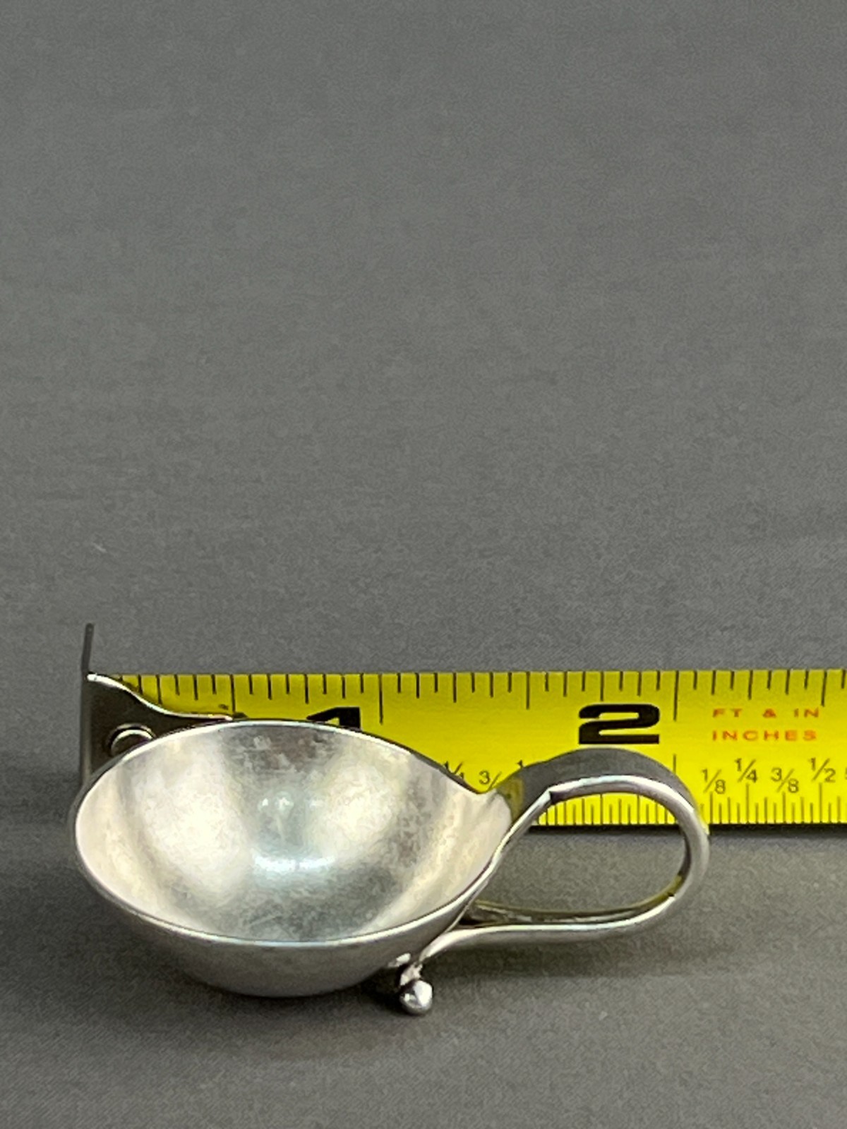 Georg Jensen No. 110 Sterling Salt Cellars and Spoons Denmark