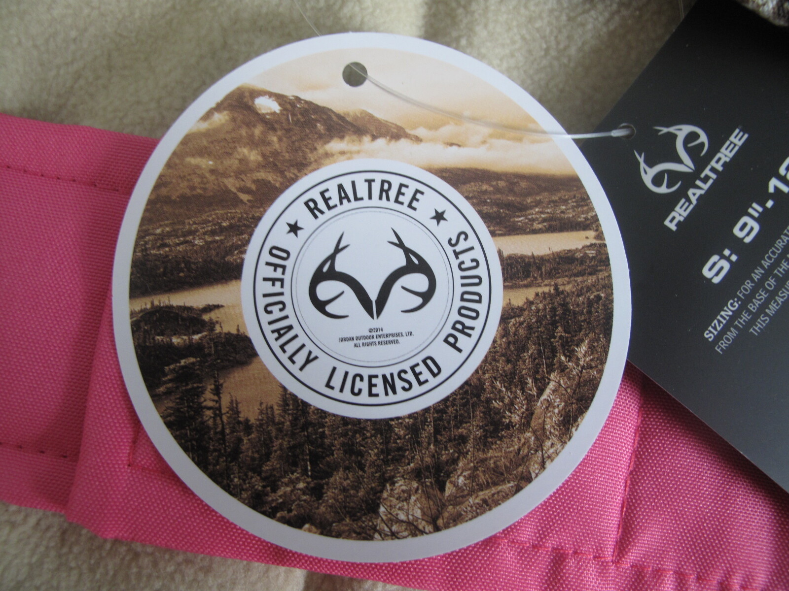 (1) NEW Realtree Edge Camo Dog Jacket -SMALL - PINK- Fleece Reflective Washable