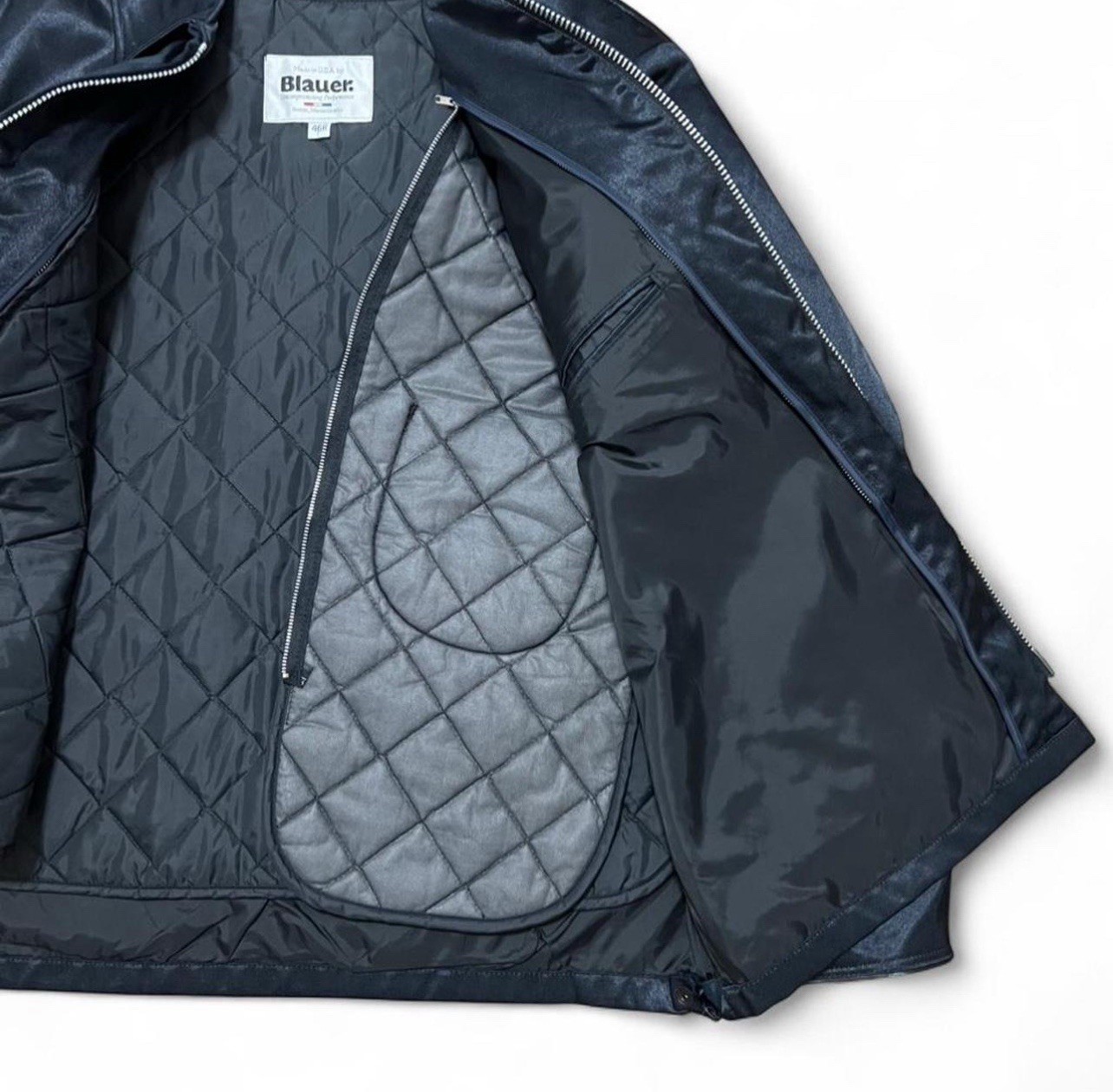 BLAUER Men's Police Tactical Lined insulated Bomber Jacket Black USA Size XL