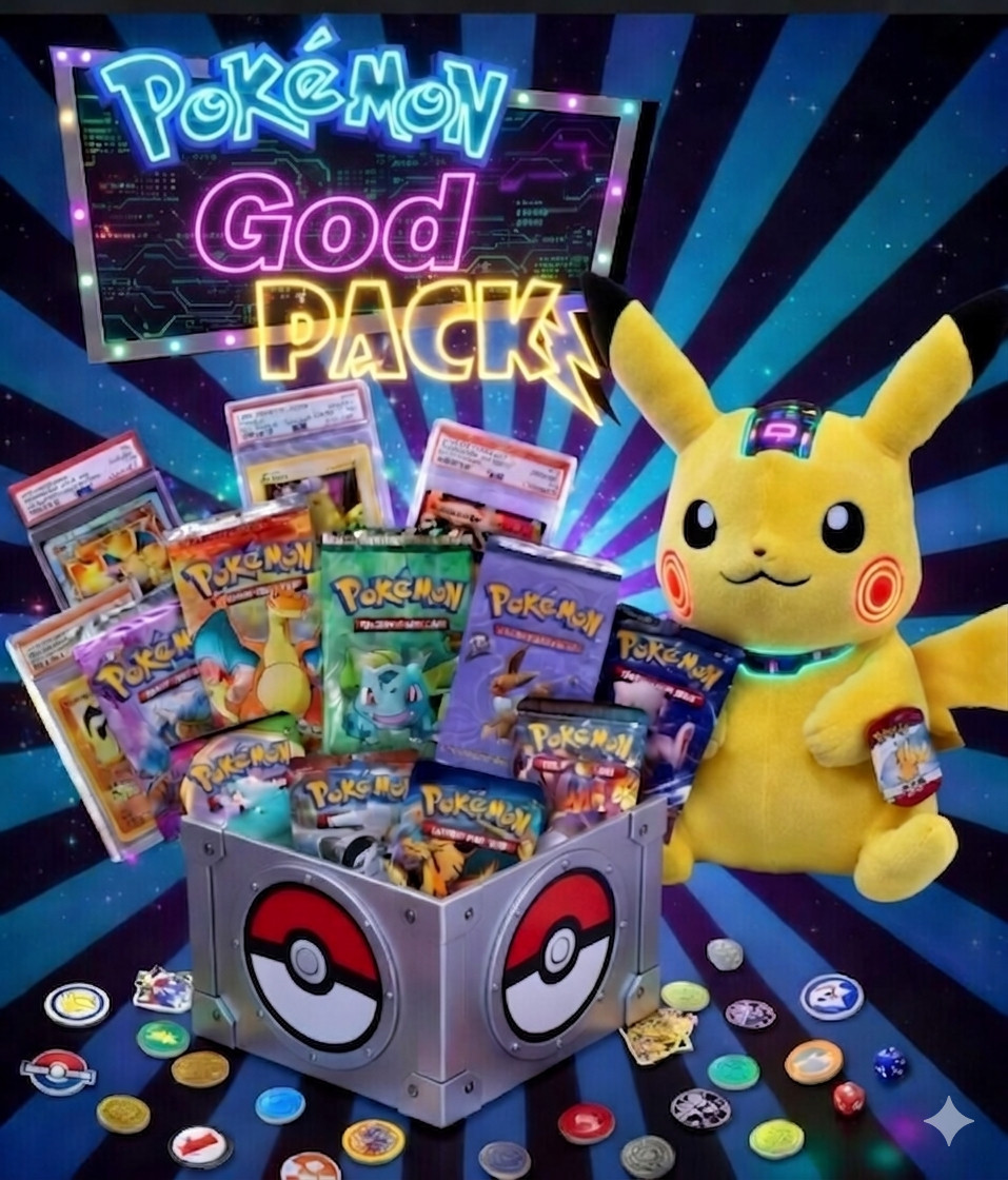 💥Pokemon 151, Prismatic and Mega Evolution Custom god pack 🔥Mega Heavy Hits!