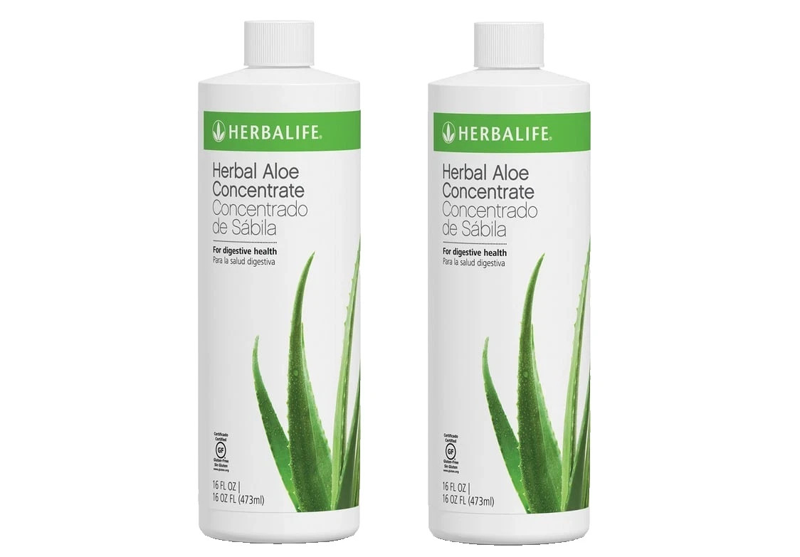 Herbal Aloe Concentrate: Original  Pint 16oz Pack of 2