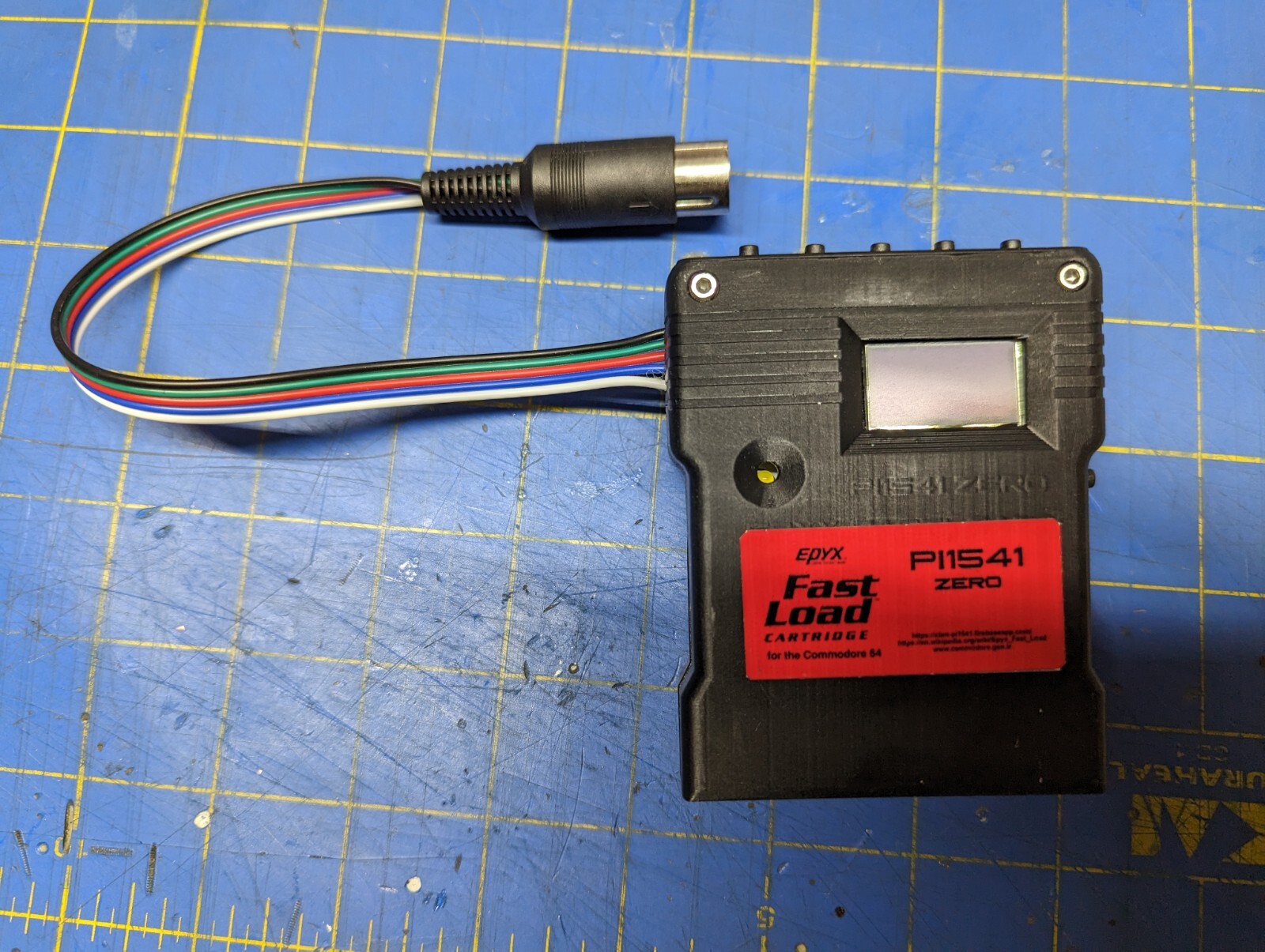 Pi1541 Zero with Epyx Fastload Hat, Case & 16gb SD for Commodore 64 and 128