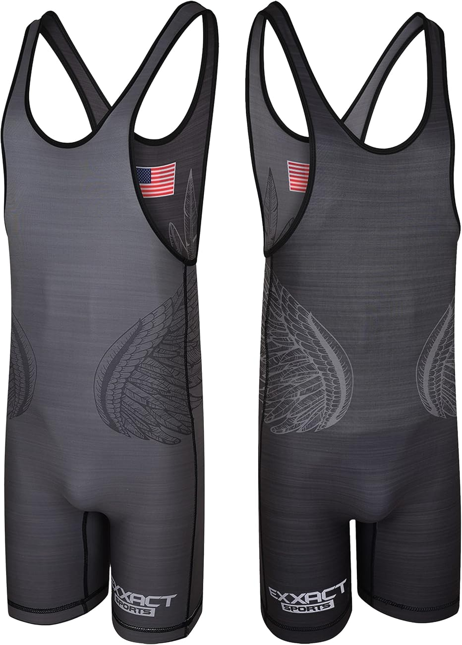 Exxact Sports Reversible Wrestling Singlet Single Ply - Youth Wrestling Singlet