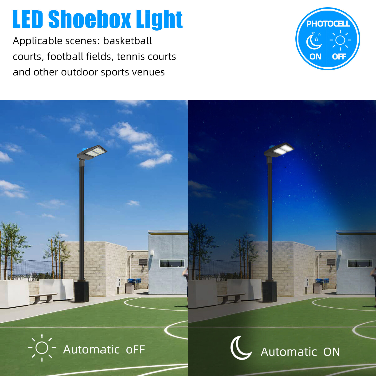 LED Parking Lot Lights 200W 300W Module Street Pole fixture Shoebox Area Light