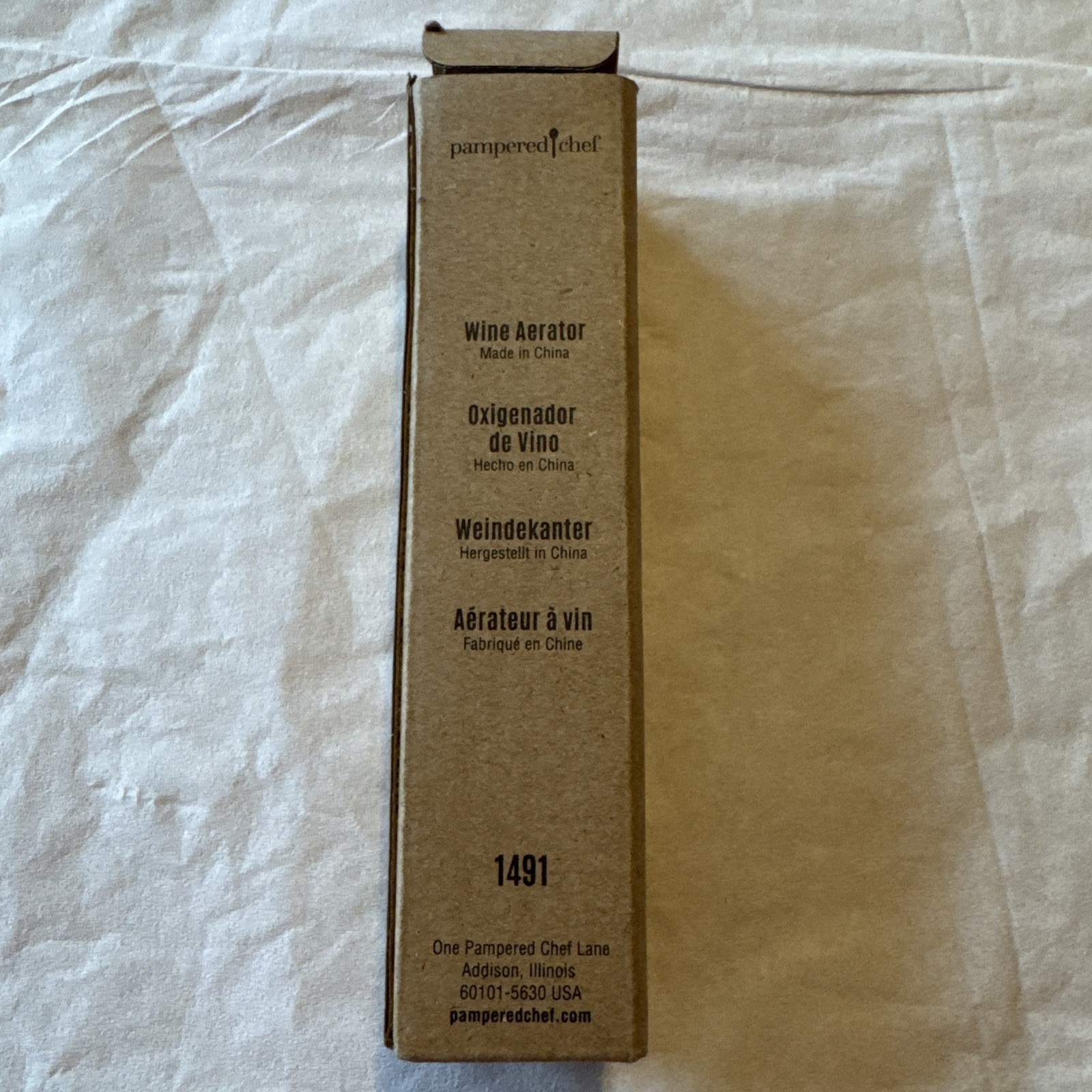 Pampered Chef Wine Aerator #1491 – New in the Box