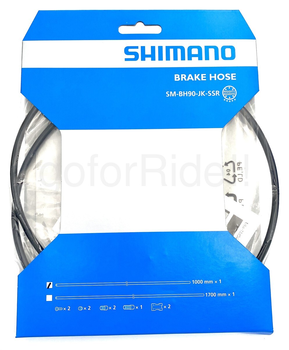 SHIMANO SM-BH90-JK-SSR Dura-Ace Ultegra 105 Disc Brake Hose Set, 1000mm+1700mm