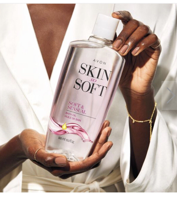 Avon Skin so Soft-Soft & Sensual Bath Oil Bonus Sz[25oz] FREE Tote Buy 2 or More