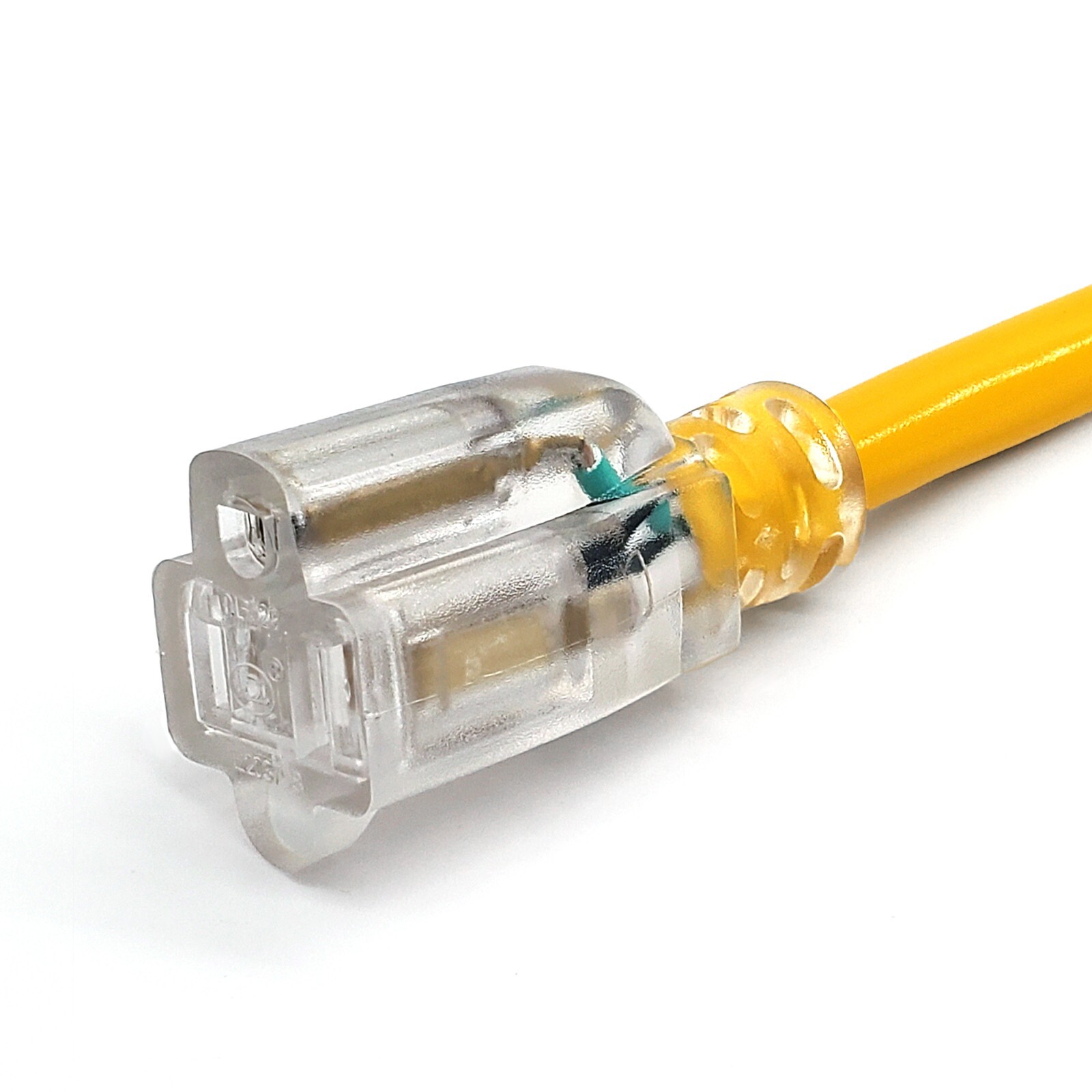 12 Gauge Heavy Duty Lighted Extension Cords SJTW Indoor / Outdoor 15-Amp Cord