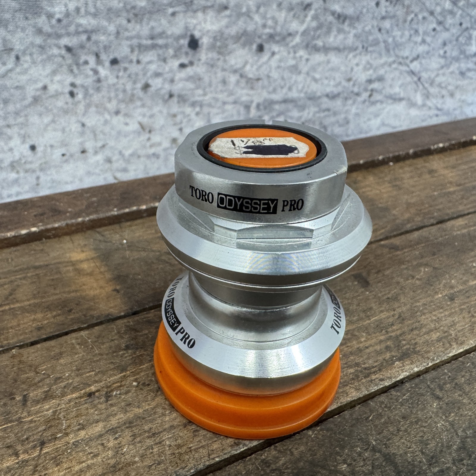 Odyssey Toro Pro 1 1/8 Threaded Headset 34mm 90s MTB Silver NOS Needle Bearings