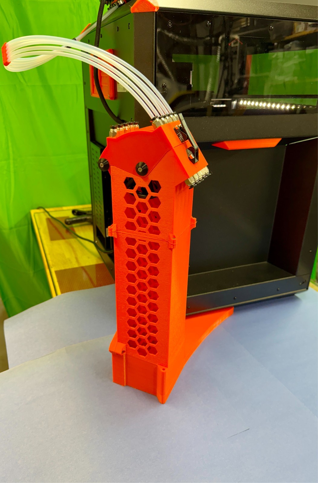 Prusa Core One RMU Filament Buffer Mount for MMU3 MMU2S – Wedge Group RMU Holder