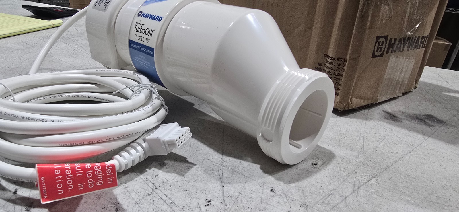 Hayward W3T-Cell-15 TurboCell Salt Chlorination Cell In-Ground Swimming Pool 40k