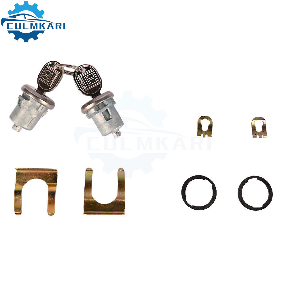 NEW Pair（2）Door Lock Cylinder Set For Chevy Chevrolet GMC Truck SUV Oldsmobile