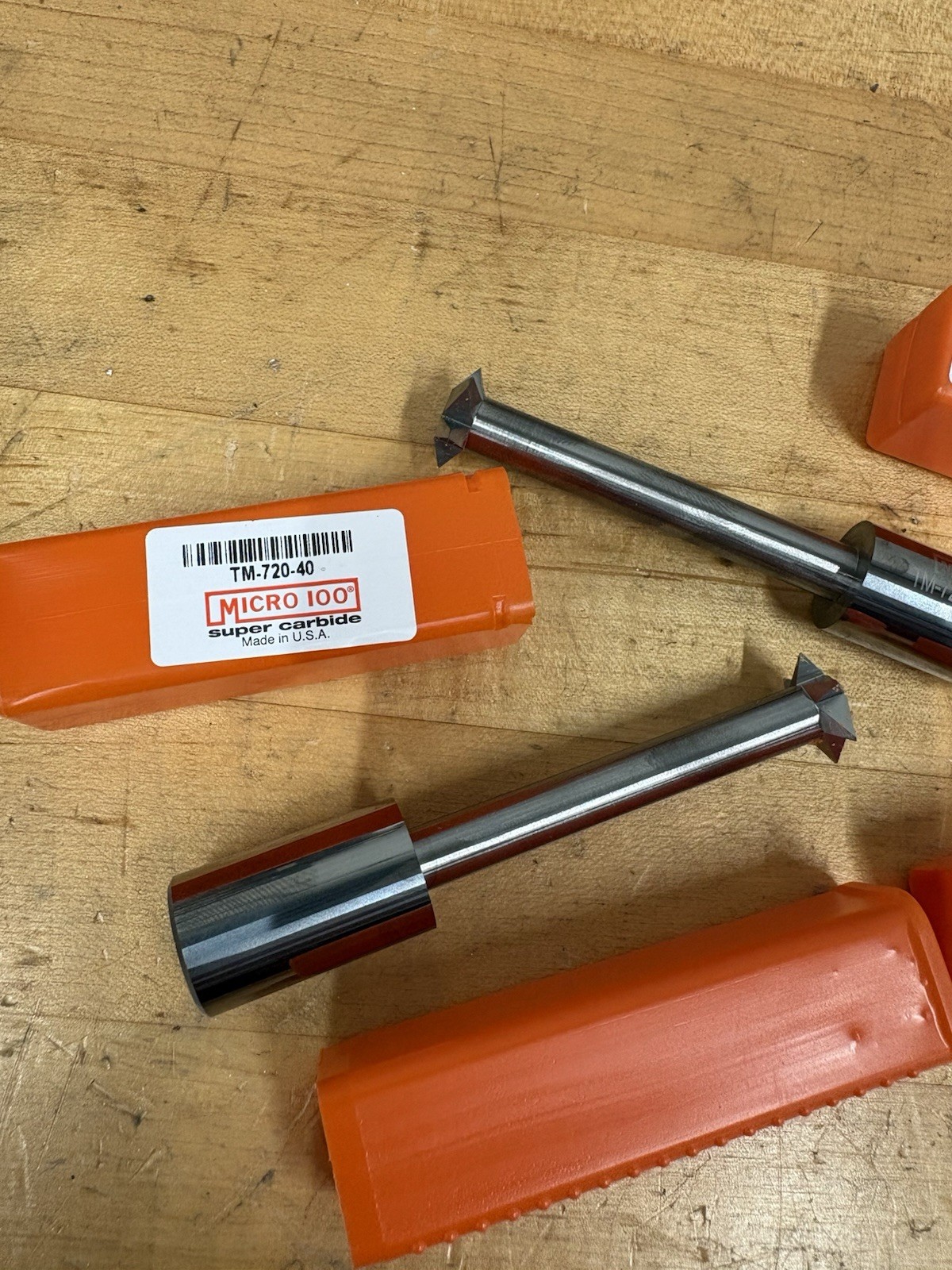 Single Form Thread Milling Cutters from Micro 100 (Part #TM-720-40) Set of 2