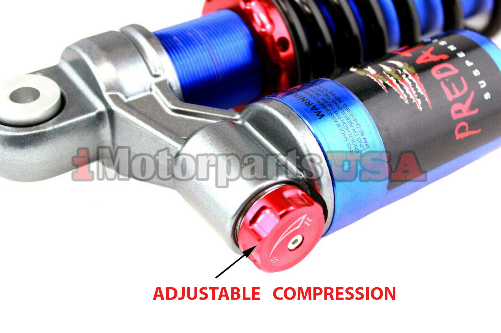 PERFORMANCE GAS RESERVOIR SHOCKS SET FOR KAWASAKI BRUTE FORCE 650 750 ATV