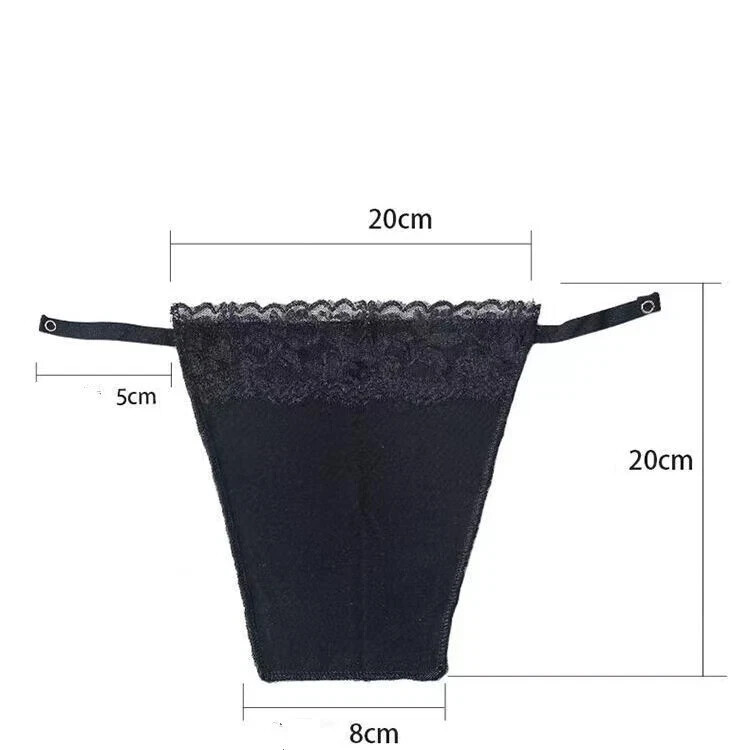 7pcs Lady Lace Clip-on Mock Camisole Bra Insert Overlay Modesty Panel Vest