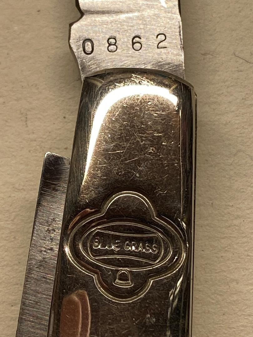 JOHN PRIMBLE BLUE GRASS BG-3 0862 BELKNAP BARLOW POCKETKNIFE