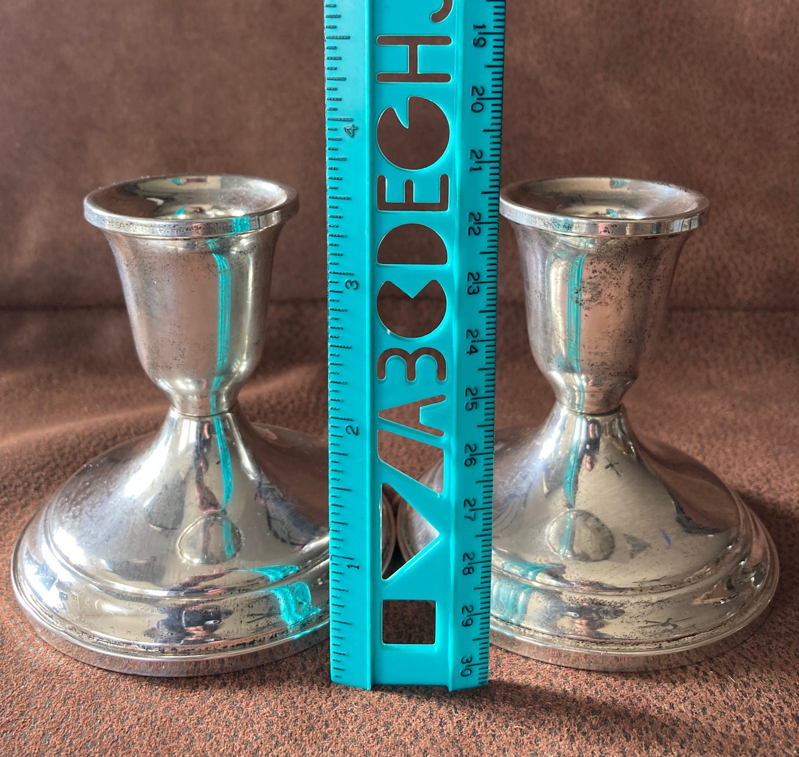 TOWLE Sterling Weighted #700, 2 - Candle Holders