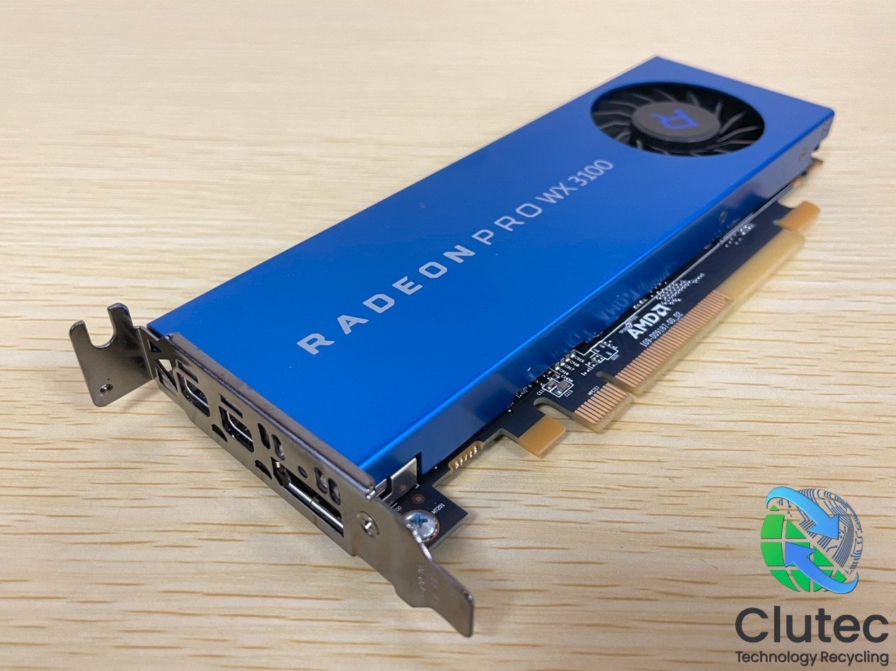 AMD Radeon Pro WX3100 4GB PCI-E Dual M.D.Port/D.Port Video Card Half Height