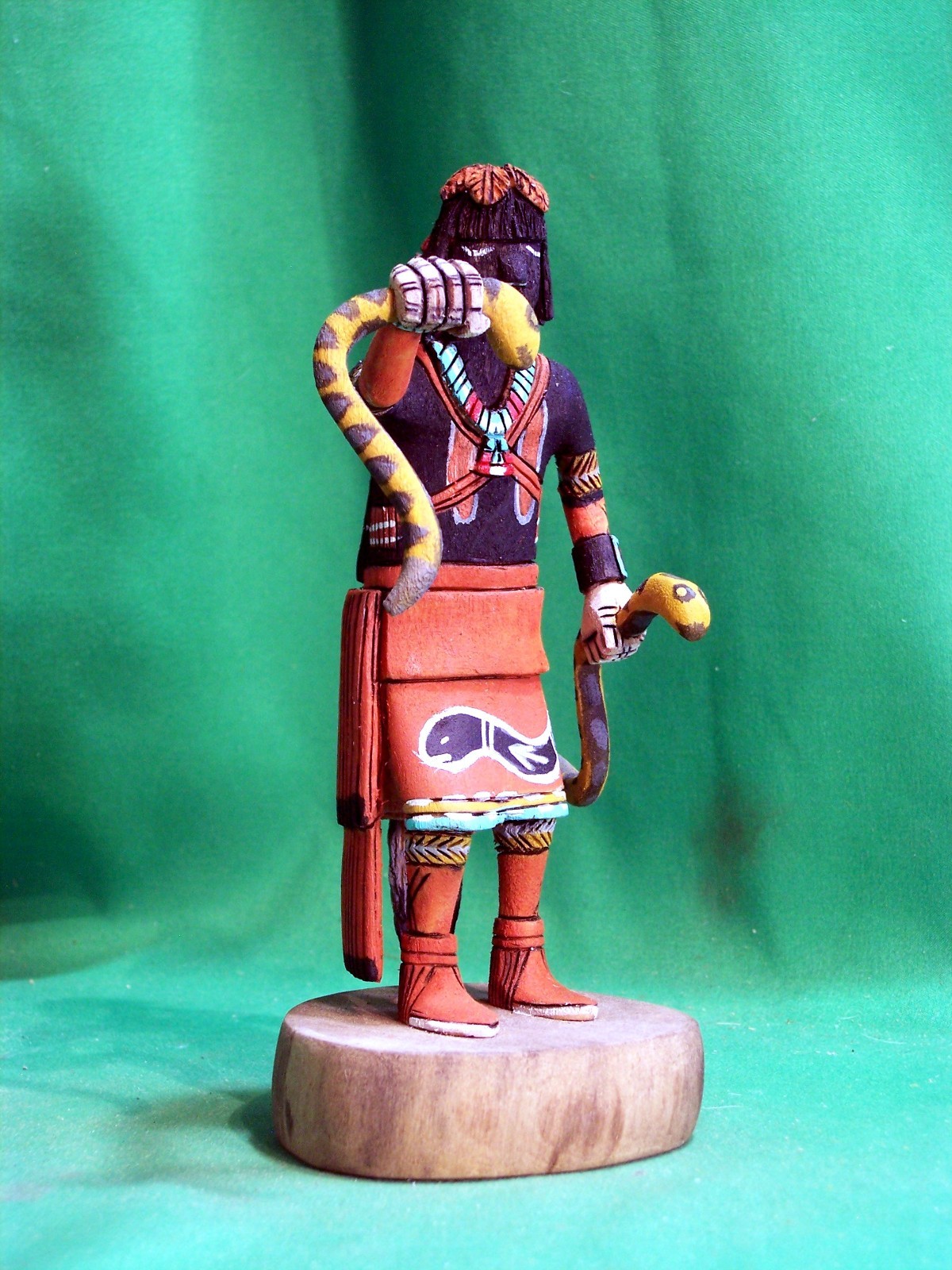 Hopi Kachina Doll - Ongchomo, The Snake Dancer - Incredible!