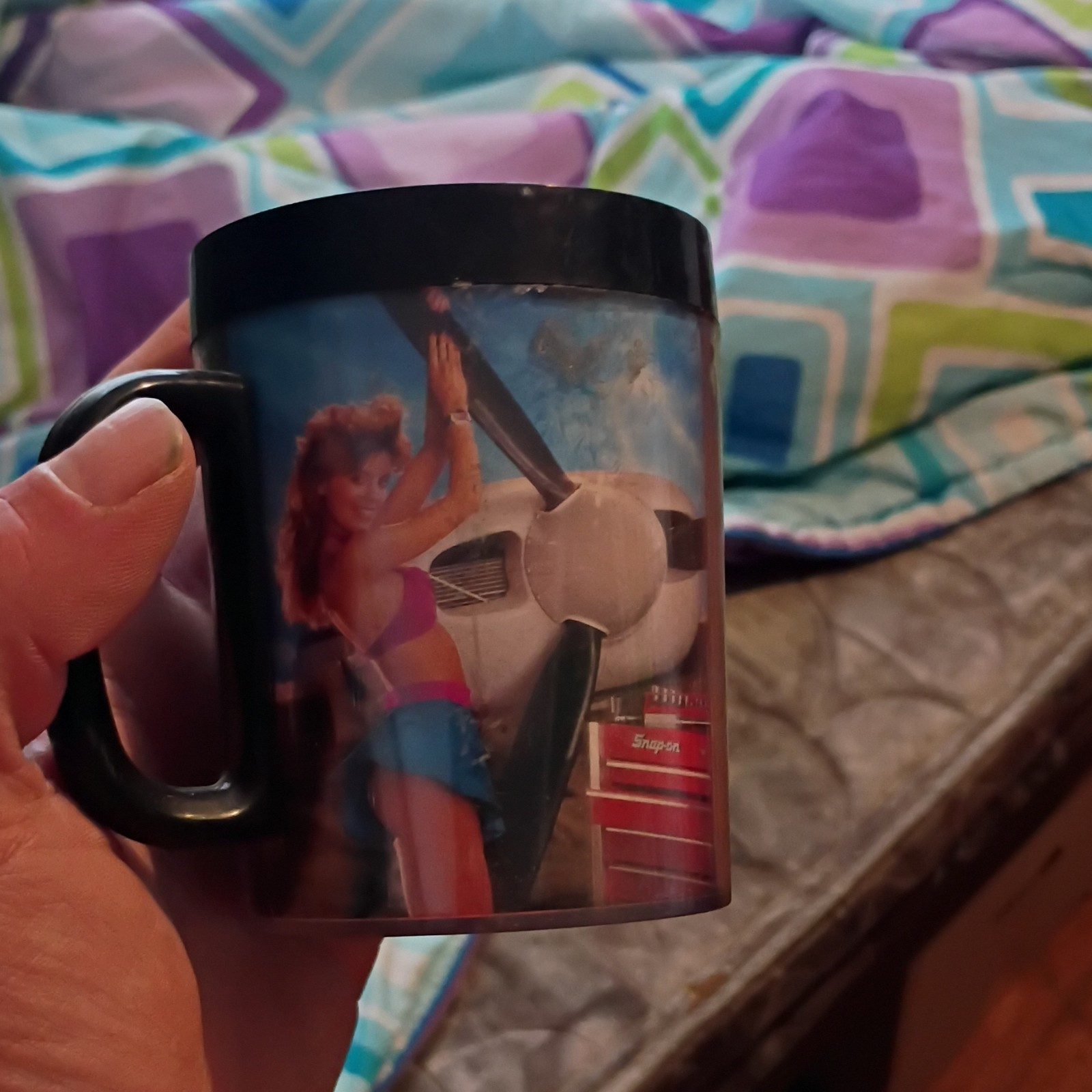 Snap-on 1989 Toolmate Edition Advertising Mug Black Multicolor