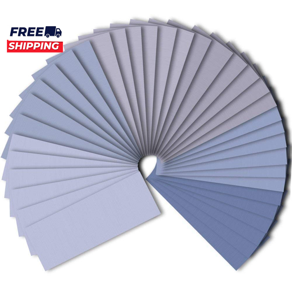 36 Pieces Sandpaper 1500 2000 2500 3000 5000 7000 High Grit Wet and Dry Sandpape