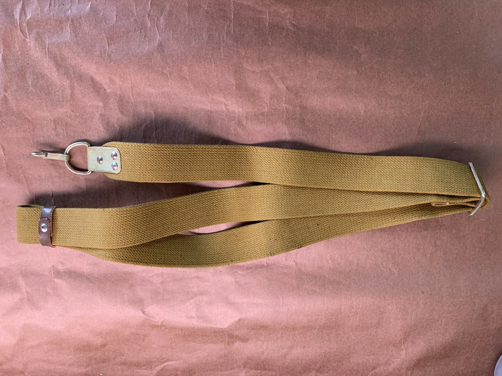 Original Soviet/Russian single hooked canvas sling for USSR sporting & hunting.
