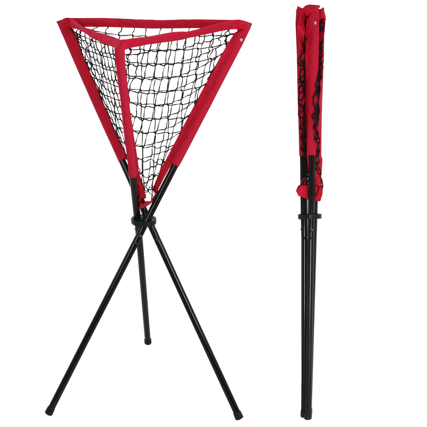 Baseball Softball Tripod Ball Caddy Portable Batting Practice Ball Holder