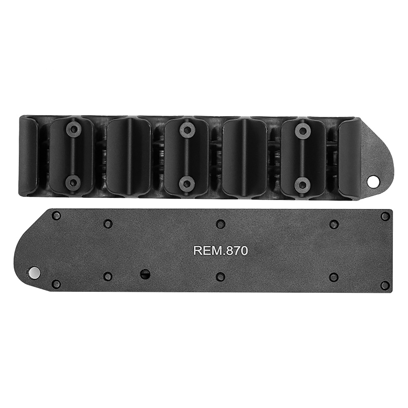 Aluminum Base Polymer Side Saddle Remington 870 1100 Shotshell Carrier Shotgun