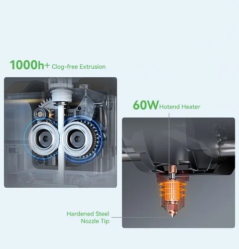 【Refurbished】Creality K1 SE 3D Printer 600mm/s Max High-Speed Printing Large