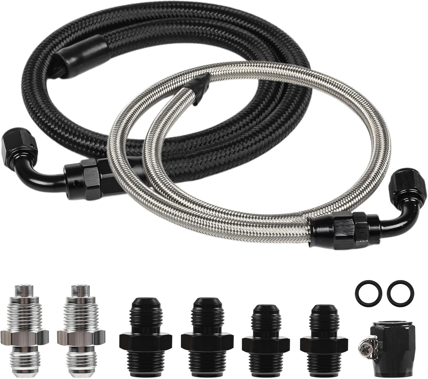 6AN Power Steering Pump Hose  Pressure Line Compatible Chevy C10 LS Swap Connect