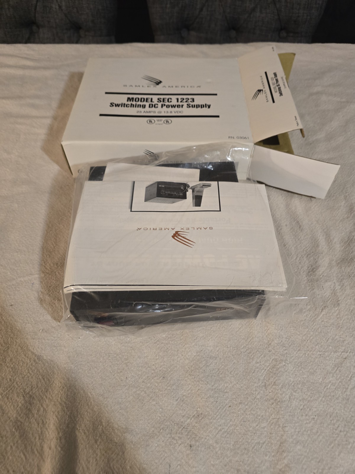 New In Box Samlex America Power Supply Sec 1223 (No Power Cord) See All pics