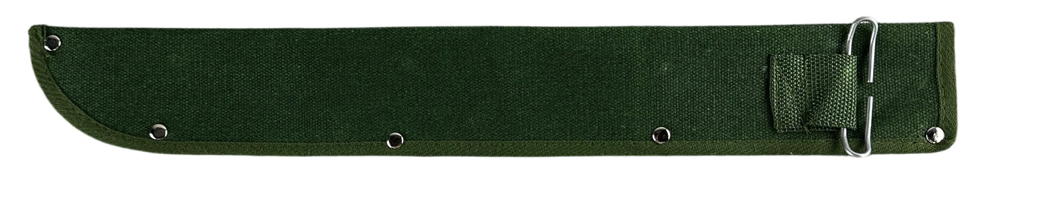 2 Pc Machete 24" & Protective Sheath Plain Edge Brush Gardening Survival Hunting