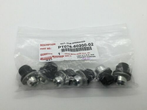 🔥 Black Lug Nuts Toyota Genuine Parts 4Runner Tacoma Set 24 PT076-60200-02 🔥