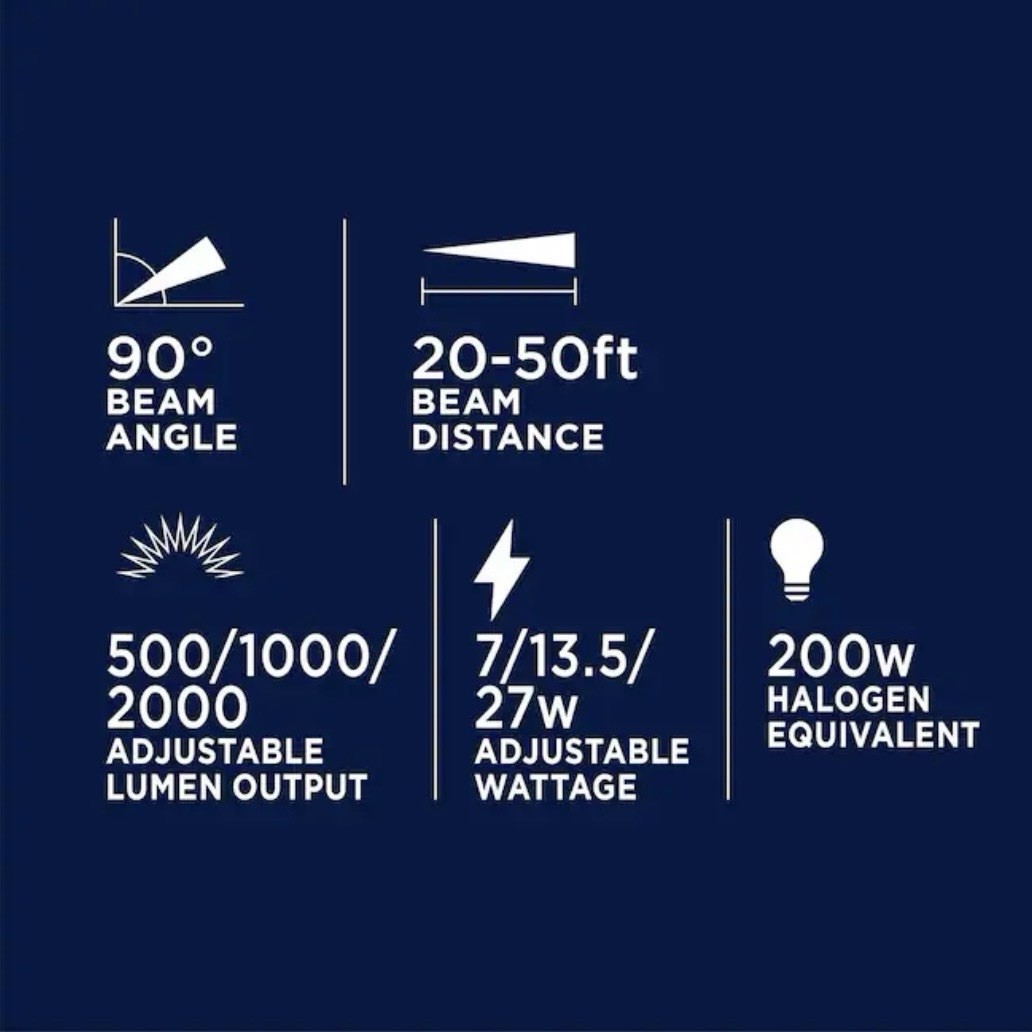 Harbor Breeze LED Flood Light 27W BRONZE FINISH Low-Voltage 4108935 - NEW