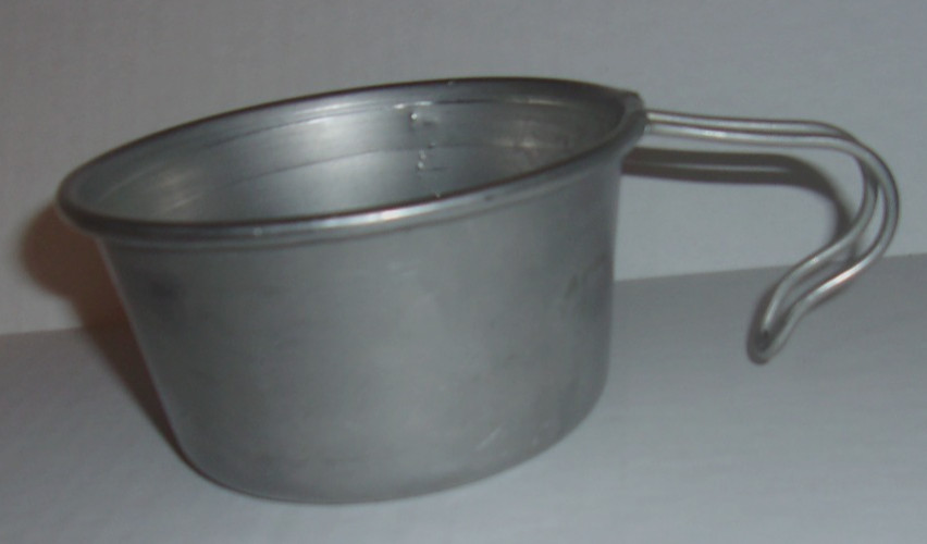 Vtg Rocky Cup Stainless Steel Camping Hiking 1 Cup/250ml Measure Made in USA