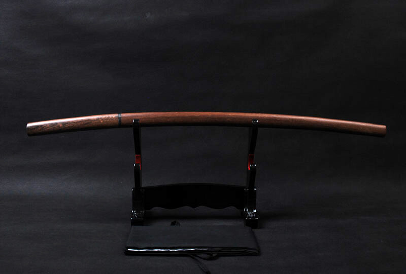 Rosewood Shirasaya Sword Razor Sharp Japanese Samurai Katana T10 Steel Practical