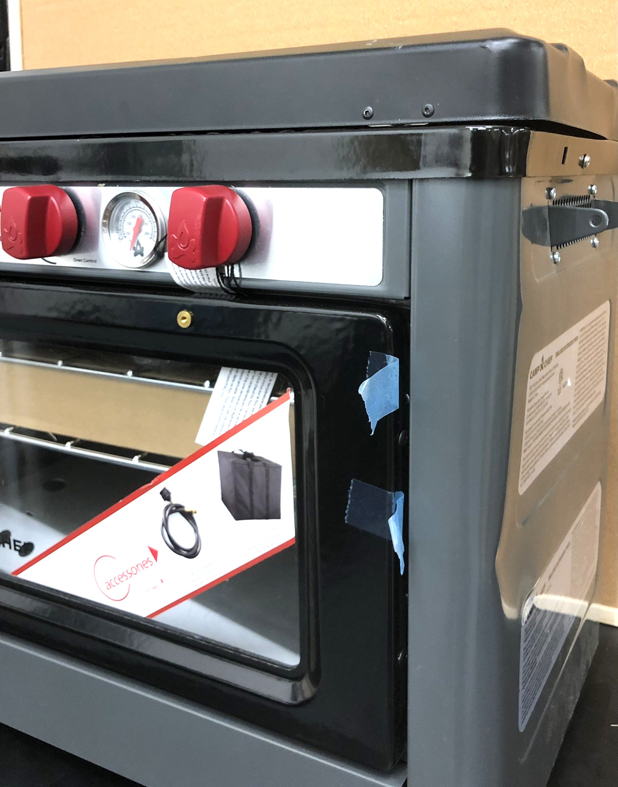 Camp Chef COVENT Portable Outdoor Camp Oven with Thermostat Camping Cooker