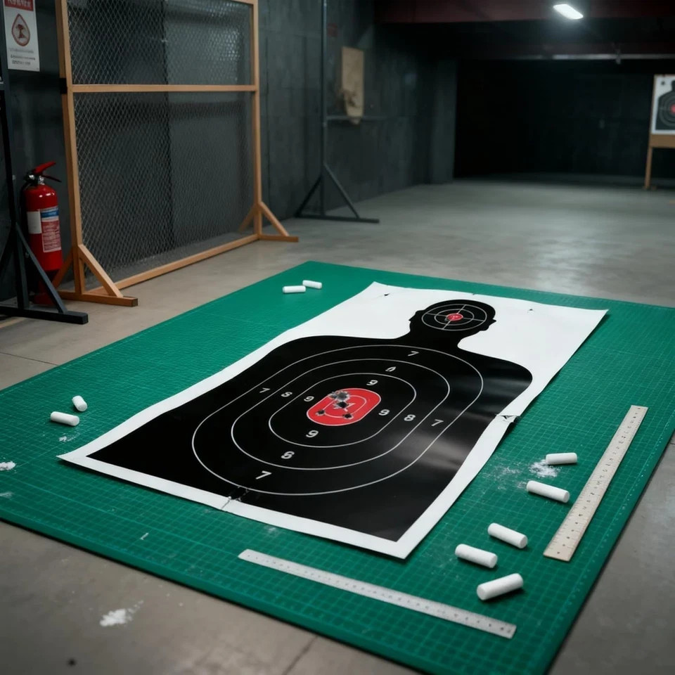 Shooting Target, Targets for Pistol Shooting Targets for the Range, 14x22, 50pk