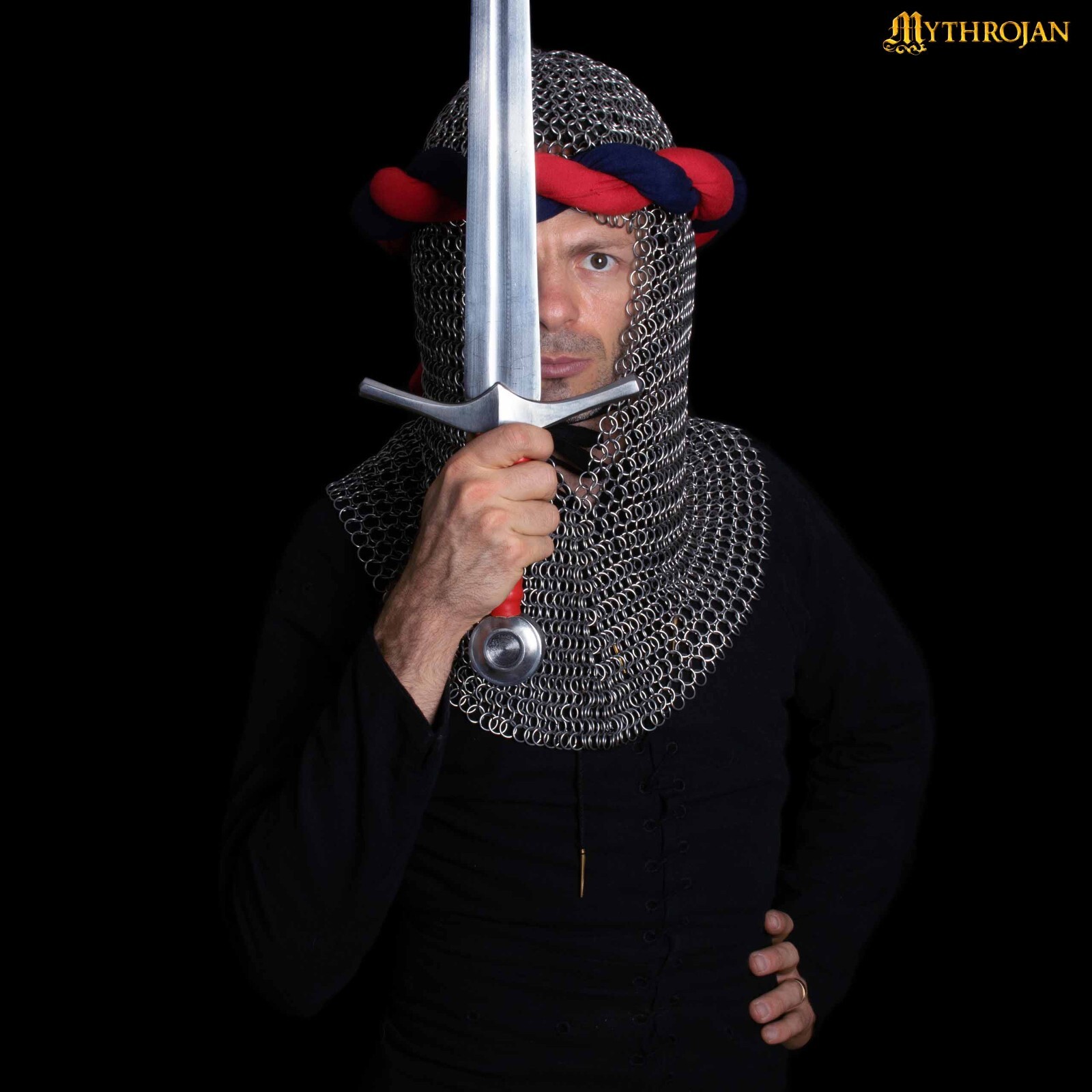 Medieval Chainmail Coif Butted Hood Stainless Steel Viking Knight Armor 16gauge