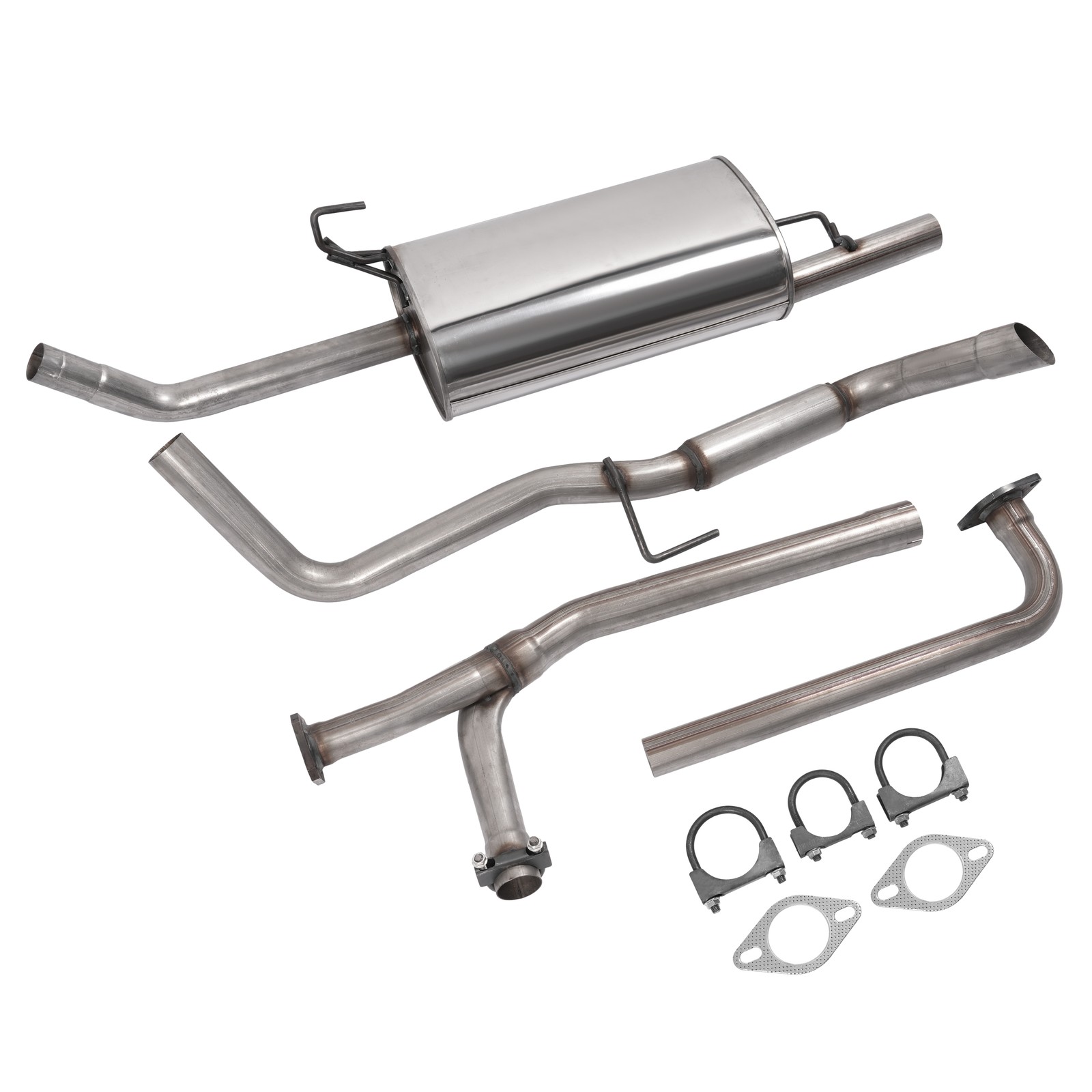 For 2007-2019 Nissan Frontier 4.0L Resonator Muffler Exhaust System Assembly