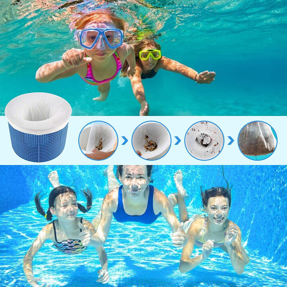 1-30 Packs Pool Skimmer Socks Filter Replacement Savers for Basket Swimming Pool