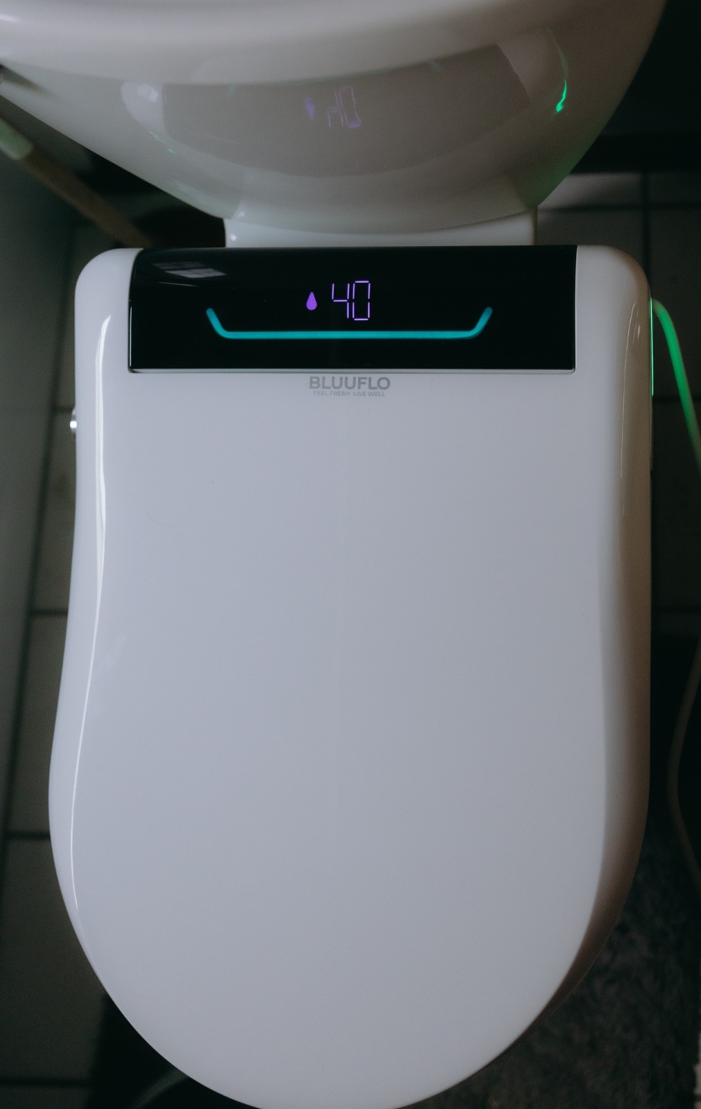 Electric Bidet Smart Toilet Seat- Elongated with Remote Control