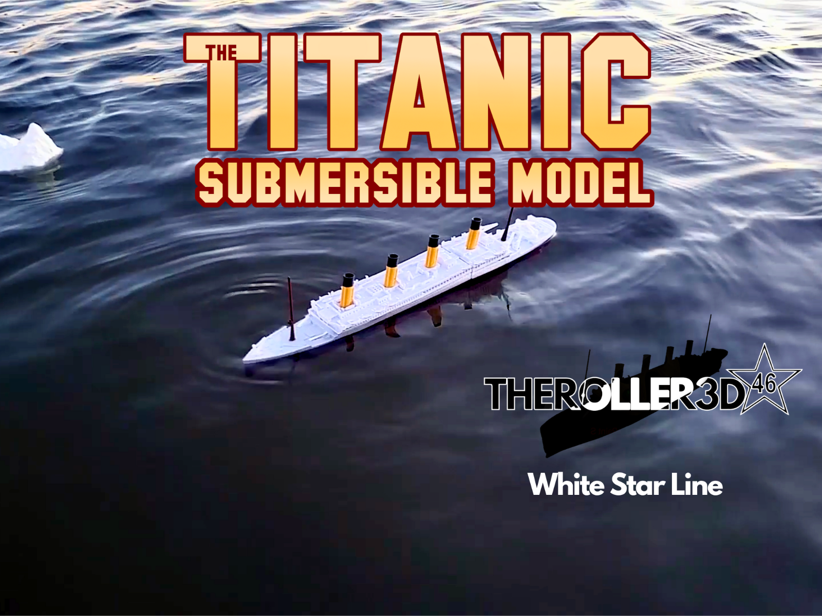 Titanic Submersible Model Dual Action Floating Mode/Sinking Mode by TheRoller3d