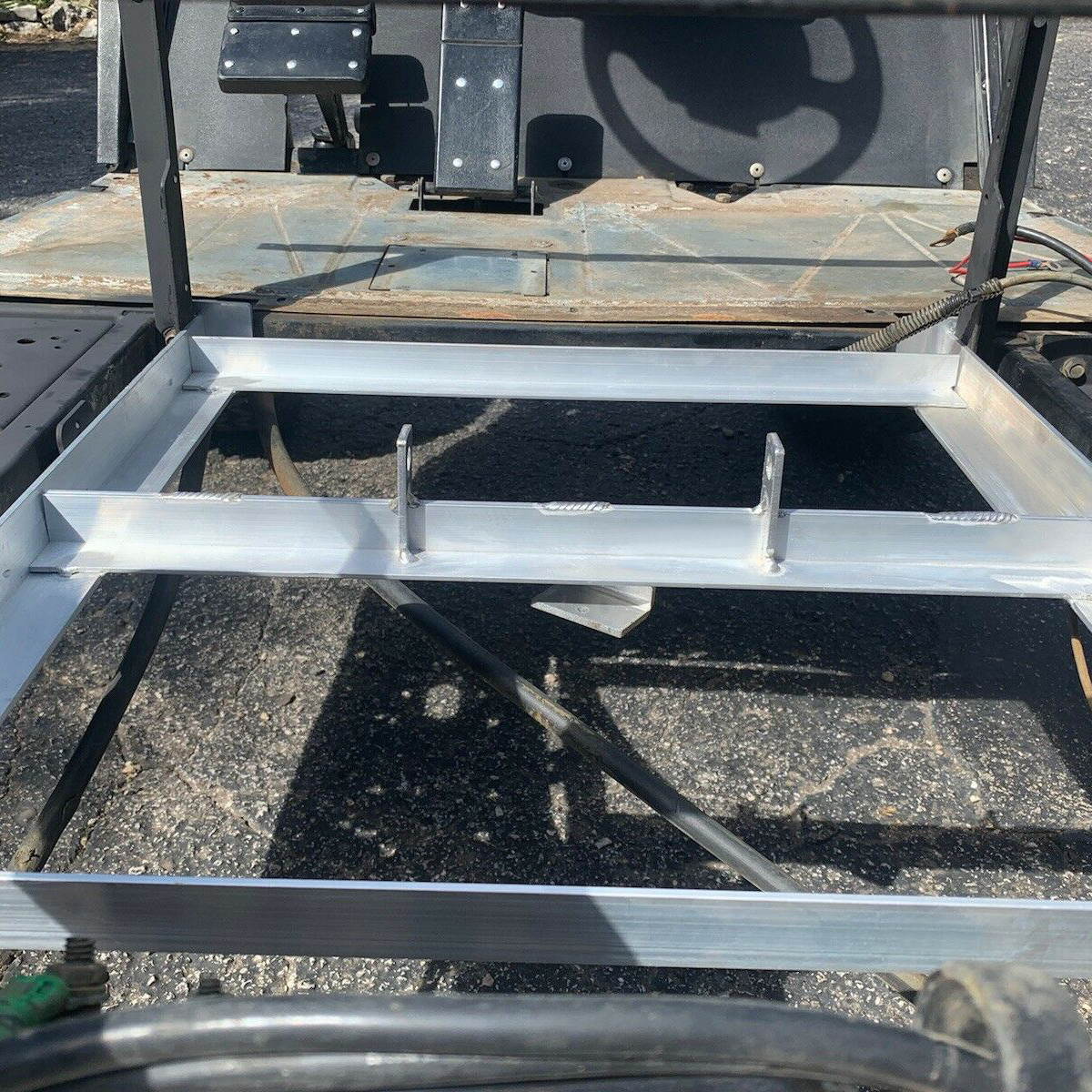 BATTERY TRAY For 1994-2013 EZGO 36V TXT / MEDALIST GOLF CART Aluminum