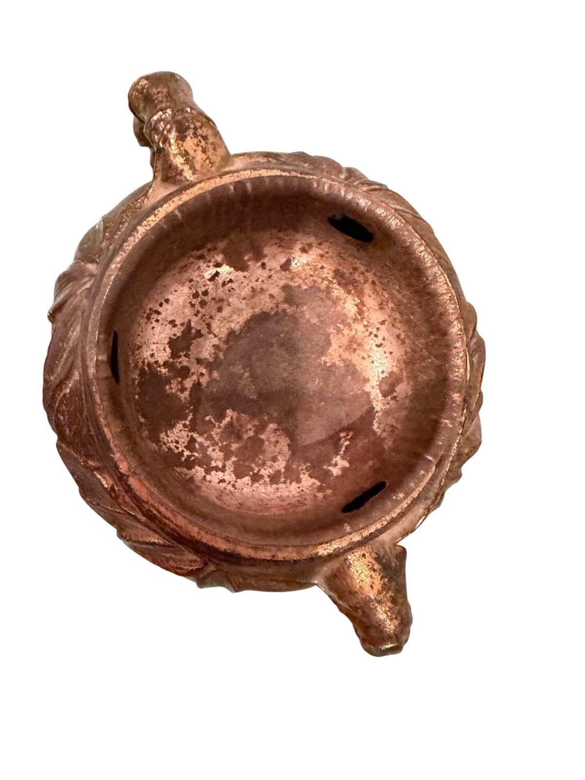 Vantine's Antique Incense Burner Bronze Signed 1004 Collectible Asian Design