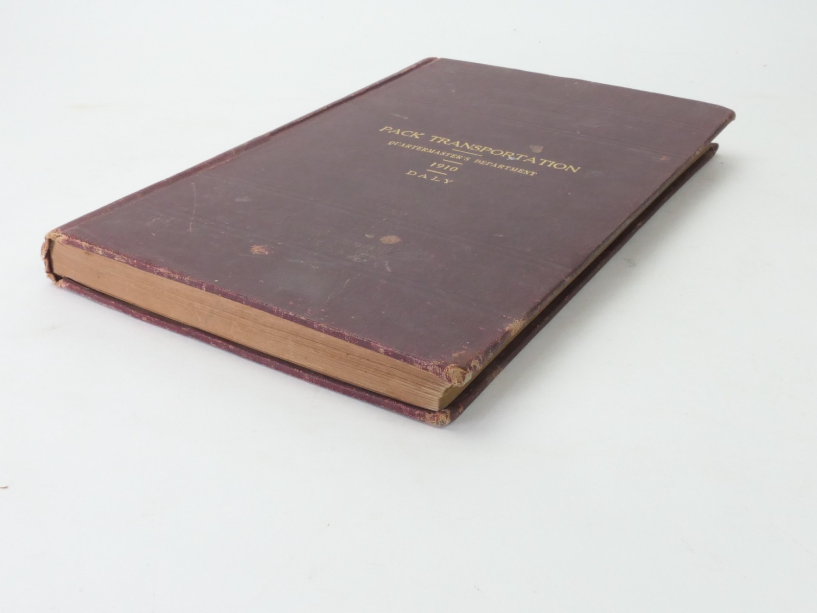 WWI US Army PACK TRANSPORTATION Quartermaster Corps 1910 Daly w/ Illustrations