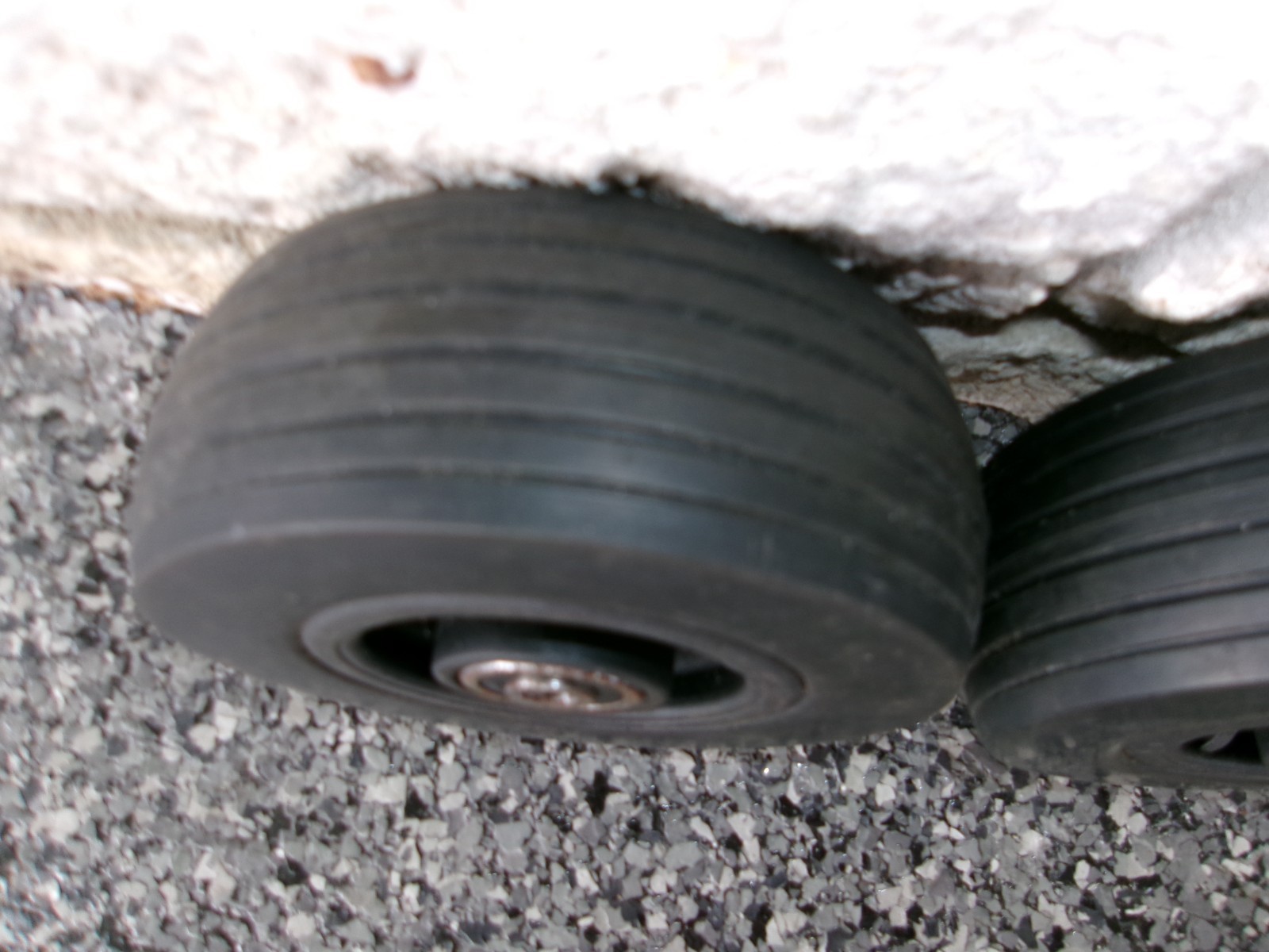 Pair of 5 X 1.75 Caster Wheels for Jazzy Power Chairs # 6174